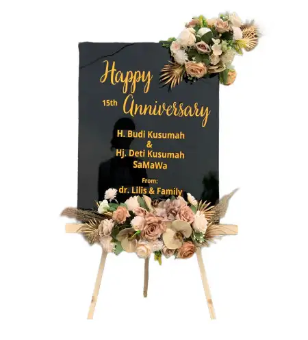 Papan Bunga Akrilik Welahan