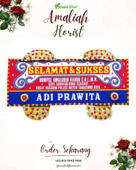 Papan Bunga Ucapan Selamat Welahan